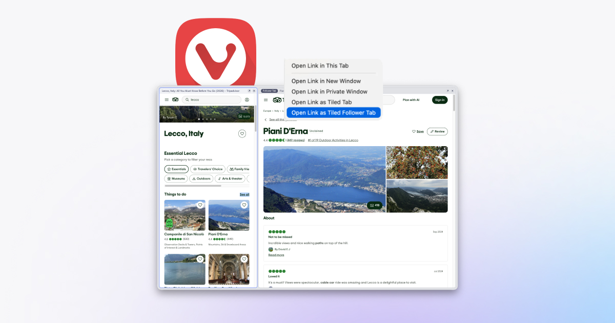 Ivaldi Layout Give any website a two-pane layout with this new Vivaldi feature - Matt ...