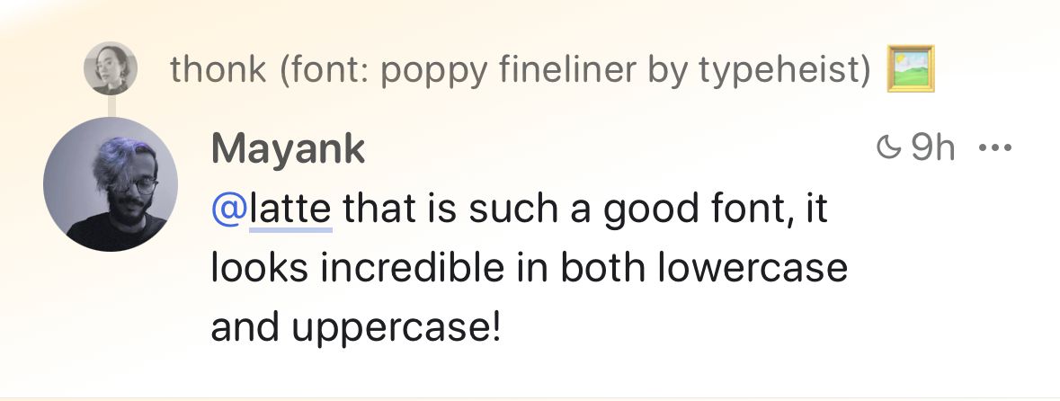 Screenshot of Phanpy, showing a post replying to another. The post being replied to is show non top of the reply, but on a very compact, one-line form.